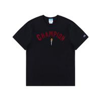 限尺码：Champion 刺绣图案字母LOGO圆领T恤