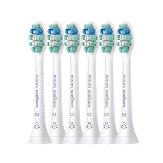 牙菌斑防御型系列 HX9023/67 电动牙刷刷头 白色 6支