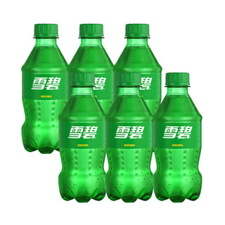 Fanta 芬达 可口可乐（Coca-Cola）经典口味碳酸饮料汽水 300ml*6瓶 雪碧