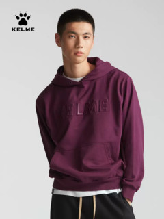 KELME 卡尔美 大LOGO休闲连帽卫衣