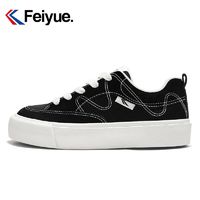 百亿补贴：Feiyue. 飞跃 Feiyue/飞跃帆布女鞋2024春季新款透气耐脏显脚小时尚板鞋976