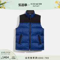 COACH 蔻驰 奥莱男士经典标志羽绒背心羽绒服冬季外套