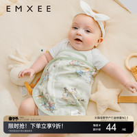 EMXEE 嫚熙 婴儿六层包巾睡袋春秋款新生儿宝宝防惊跳儿童四季通用襁褓