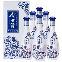 今世缘 42度小兰花500ml*6瓶白酒整箱浓香型酒水纯粮酿造