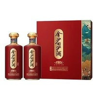 JINSHA 金沙 回酝 纯酿 53%vol 酱香型白酒 500ml*2瓶 礼盒装