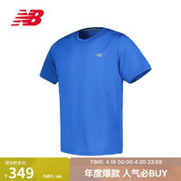 new balance T恤男款24年跑步春夏休闲运动短袖MT41253 BIA S