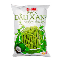 Oishi 上好佳 椰香味荷兰豆虾条虾片 膨化休闲零食大包量贩装120g