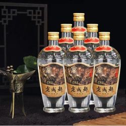 秋色红韵老成都浓香型光瓶口粮酒纯粮造52度500ml6瓶老成都整箱