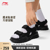 LI-NING 李宁 SOFT COCA男凉鞋24春夏潮流运动凉鞋魔术贴厚底户外沙滩鞋AGUU001