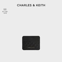 百亿补贴：CHARLES & KEITH CHARLES&KEITH23冬季新品CK6-50680926-1撞色绗缝菱格迷你卡包女