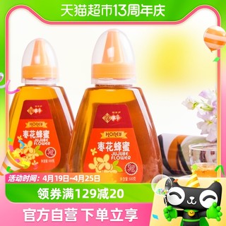 88VIP：FUSIDO 福事多 枣花蜂蜜1kg瓶装 无添加纯农家液态蜜天然蜜源农家自产蜂巢
