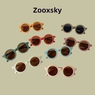 ZOOXSKY ins儿童太阳镜夏季防晒墨镜韩版宝宝男女童婴儿新款凹造型眼镜