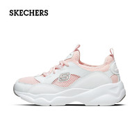 SKECHERS 斯凯奇 女鞋时尚百搭休闲鞋舒适缓震老爹鞋 白色/浅粉红色-207 35