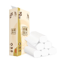 Breeze 清风 无芯卷纸 原木纯品4层加厚 80克10卷