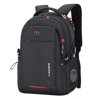 SWICKY 双肩包大容量17寸笔记本电脑包大容量旅行包高中大学生书包背包