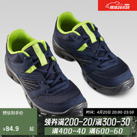 DECATHLON 迪卡侬 徒步登山鞋儿童爬山鞋藏青色-系带款374102154