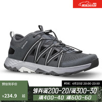 DECATHLON 迪卡侬 登山鞋男户外凉鞋夏季透气轻便徒步鞋ODS黑灰色42-4015399