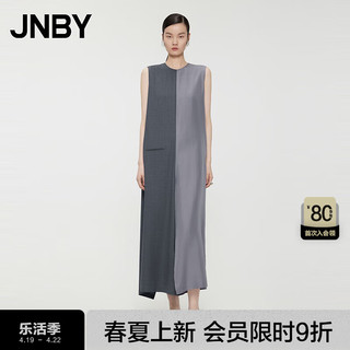 JNBY24夏连衣裙休闲圆领无袖5O4G13760 071/杂灰 XS