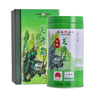 天福茗茶 龙井-G1  2024新茶 春茶浙江特产名优绿茶100克盒装