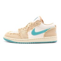 NIKE 耐克 女鞋Air Jordan 1 Low AJ1拼接复古运动篮球鞋HF4983-252