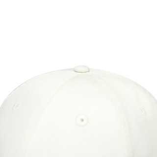 斯凯奇（Skechers）程潇同款夏季男女同款棒球帽可调节复古舒适透气遮阳帽子L124U077 豆腐白/0211 均码