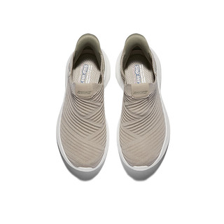 斯凯奇（Skechers）闪穿鞋夏季女子舒适透气一脚蹬休闲运动鞋117508 灰褐色/TPE 36.5
