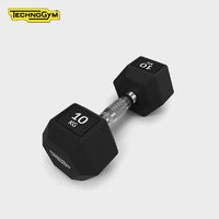 Technogym 泰诺健 意大利进口健身六角哑铃Hexagon Dumbbell 5kg*2