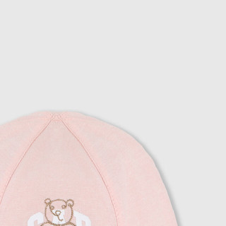 Gap女幼童2024春季布莱纳熊logo抽绳防晒渔夫帽儿童装404330 粉色 ONESIZE