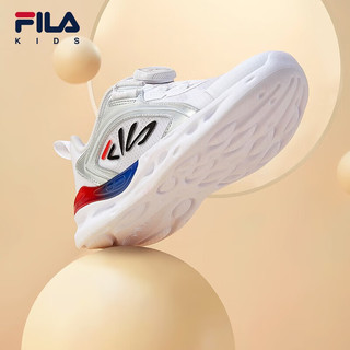 FILA【BOA旋扣】FILA斐乐童鞋男女童运动鞋夏季儿童训练鞋小童休 斐乐白/火红-WR-男 28码/内长17.5cm