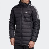 adidas 阿迪达斯 运动羽绒服男正品经典休闲防风保暖连帽外套GH4604