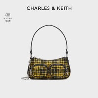 百亿补贴：CHARLES & KEITH CHARLES&KEITH;复古格子单肩包腋下包包女包CK2-20151233