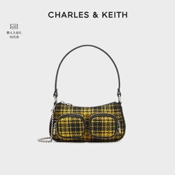 CHARLES & KEITH CHARLES&KEITH复古格子单肩包腋下包包女包CK2-20151233