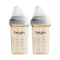 hegen 婴儿PPSU奶瓶240ML*2新生防胀气母乳宽口径