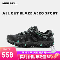MERRELL 迈乐 运动户外溯溪鞋ALL OUT BLAZE轻便透气耐磨防滑速干休闲鞋 J65022 黑（女款） 36