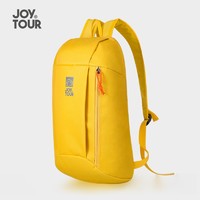 JOYTOUR 背包 户外登山包双肩包休闲运动包小包学生包旅行包骑行包小背包 黄色10L