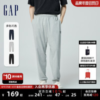 Gap 盖璞 水洗棉刺绣logo卫裤432453