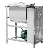 苏勒商用加厚电动和面机面粉搅拌机揉面机   二代款25公斤2200W不锈钢搅笼  25L