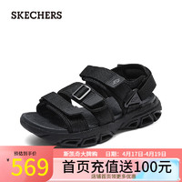 斯凯奇（Skechers）舒适休闲沙滩鞋210880 全黑色/BBK 39.5