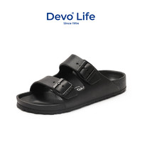 Devo Life 休闲拖鞋EVA轻便沙滩度假夏季外穿拖鞋一字凉拖1718