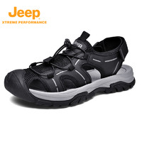 Jeep 吉普 夏季沙滩鞋运动风格包头防滑男露营便捷鞋