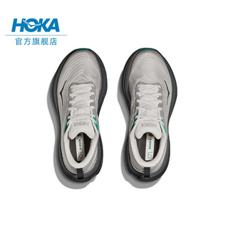 HOKA ONE ONE男款夏季邦代8公路跑鞋BONDI 8轻盈缓震透气 【】雾灰色/黑色 （5月1日 10点） 44