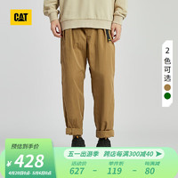 CAT 卡特彼勒 卡特24春男士户外LOGO设计萝卜形长裤 深卡其色 31