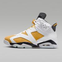 AIR JORDAN 男鞋Air Jordan 6 AJ6白黄中帮实战复古篮球鞋