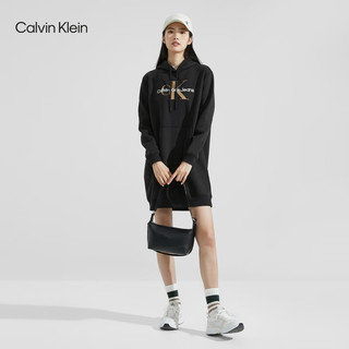 Calvin Klein女包经典可调节字母肩带通勤手提腋下包斜挎包枕头包DH3491