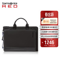 Samsonite 新秀丽 公文包上新男士手提电脑包商务通勤大容量黑色15.6英寸QR3*09002