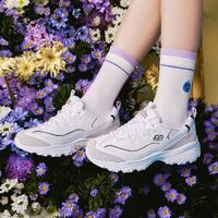 SKECHERS 斯凯奇 24年春夏季女鞋老爹鞋运动休闲鞋百搭透气绑带低帮