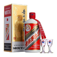 88VIP：MOUTAI 茅台 飞天53%vol 500ml贵州茅台酒（带杯）白酒1单支