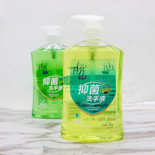 LOVEFUN 拉芳 抑菌洗手液500.g家用去污抑菌清新滋润呵护清爽洁净润肤 滋润呵护*1瓶