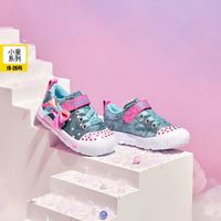 百亿补贴：SKECHERS 斯凯奇 女婴童小童魔术贴日常闪钻闪灯亮灯鞋秋冬休闲鞋314944NG