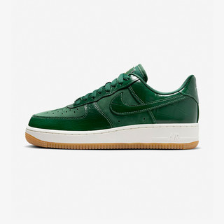 NIKE 耐克 Air Force 1 AF1白绿 生胶空军一号低帮复古板鞋 DZ2708-300